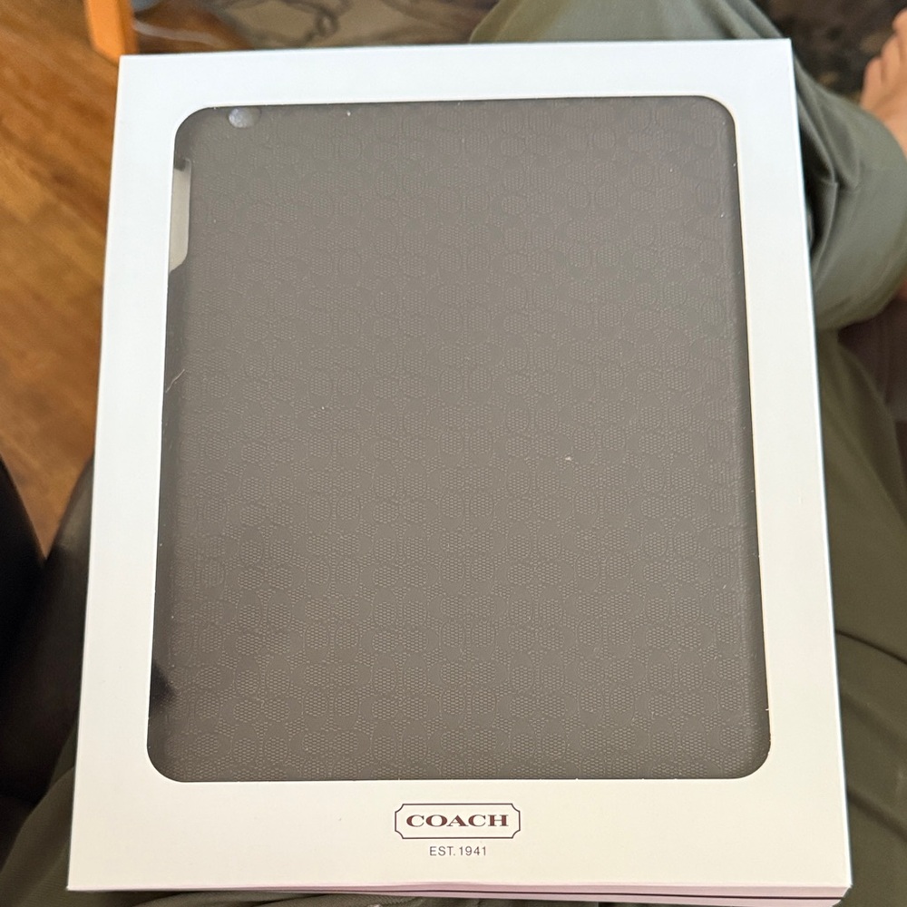 Coach Signature Gray Tablet Cover